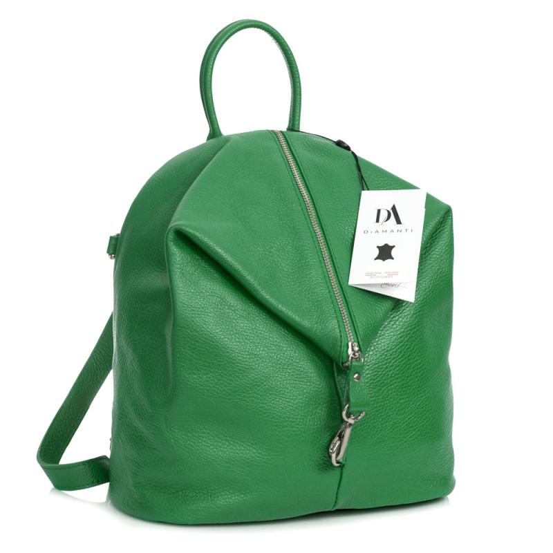 Rucsac dama din piele naturala DiAmanti Zanella Verde